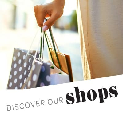 Discover our shops tile, links to directory
