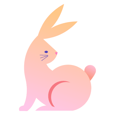 Easter bunny graphic for Bunny Bloom Bash spring event at Citrus Town Center