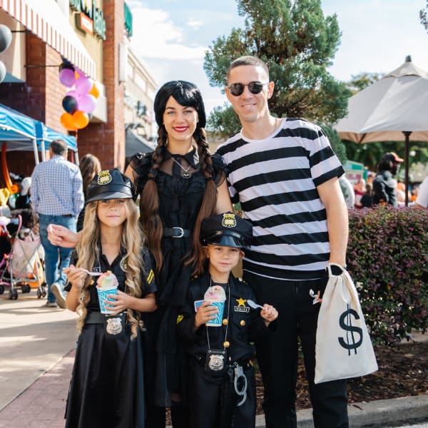 Citrus Town Center - Events Family wearing Halloween costumes at Citrus Town Center event.